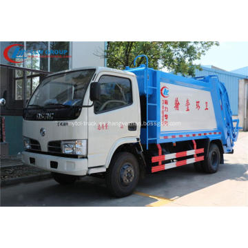 Camión de basura nuevo del compresor de Dongfeng 95hp 4cbm